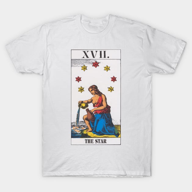 Tarot Card - The Star T-Shirt by babydollchic